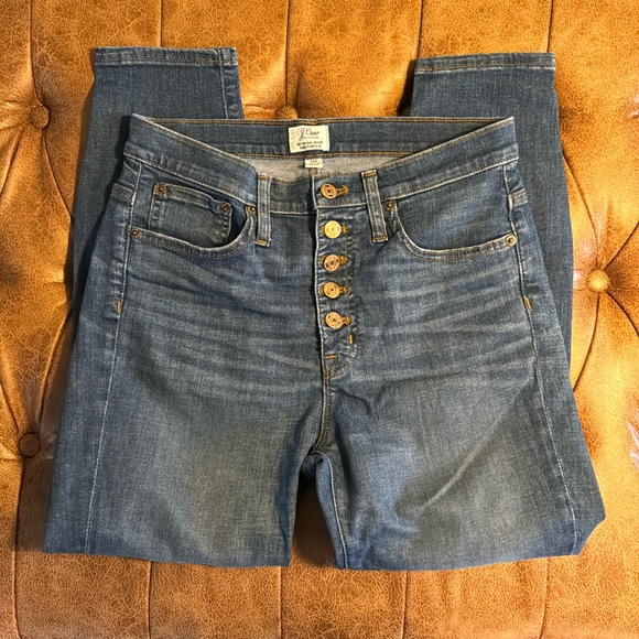 J Crew Highrise Toothpick Jean - Picture 1 of 5